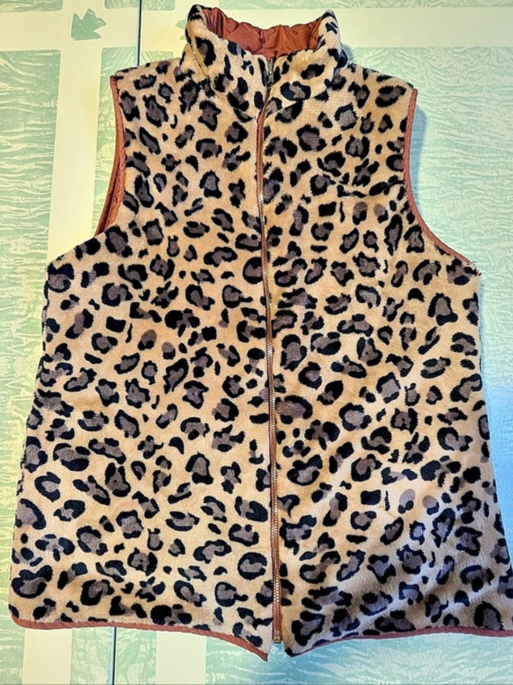 Women's Leopard Print Vest
